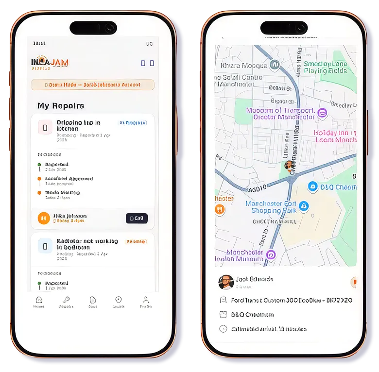 FixFile App Carbon screens